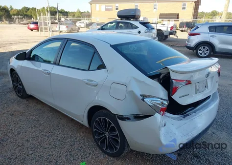 2014 Toyota Corolla S Plus z USA, uszkodzony, nr VIN 2T1BURHE8EC053656